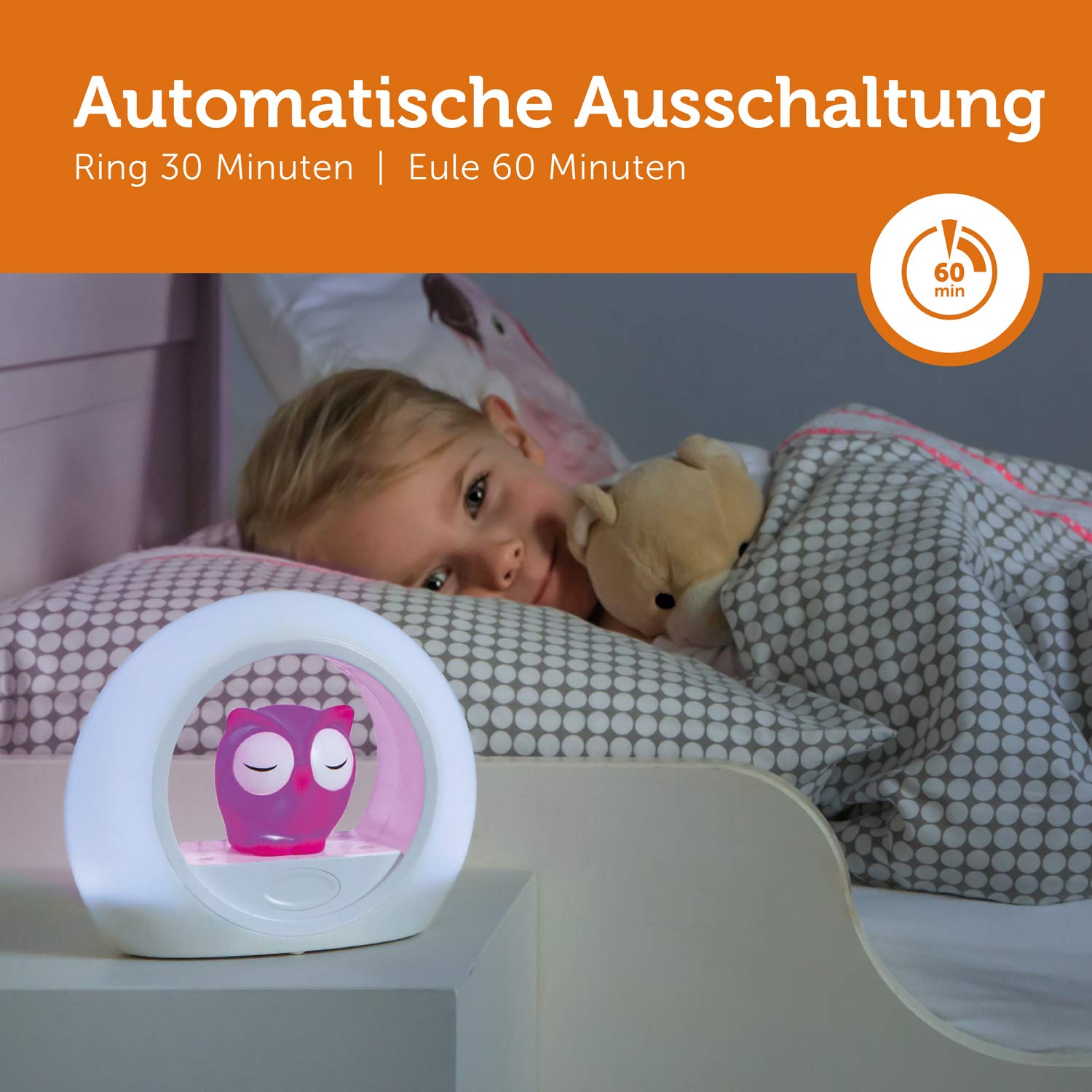 Zazu - LOU Nightlight PINK