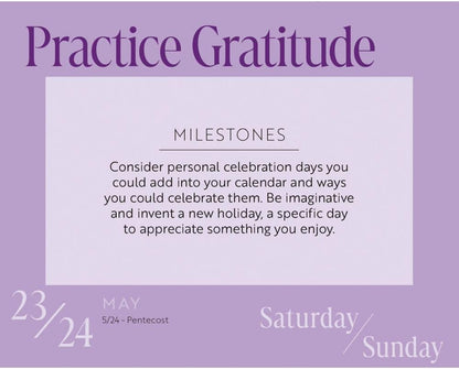 Gratitude Year Of Box Calendar 2026