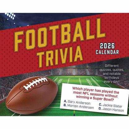 Football Trivia Box Calendar 2026