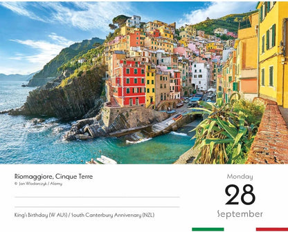 Italy Box Calendar 2026