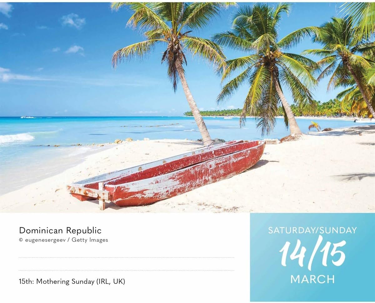 Beach Life Box Calendar 2026