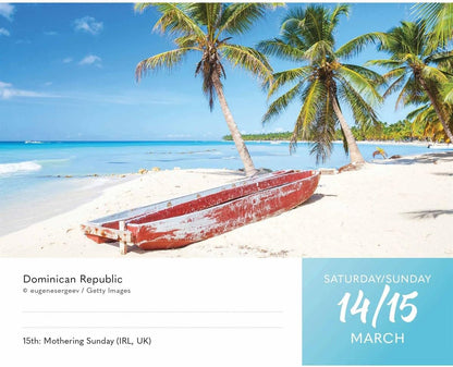 Beach Life Box Calendar 2026