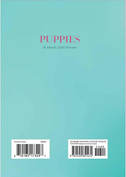 Carousel Worldwide, Puppies 2026 Engagement Diary Planner