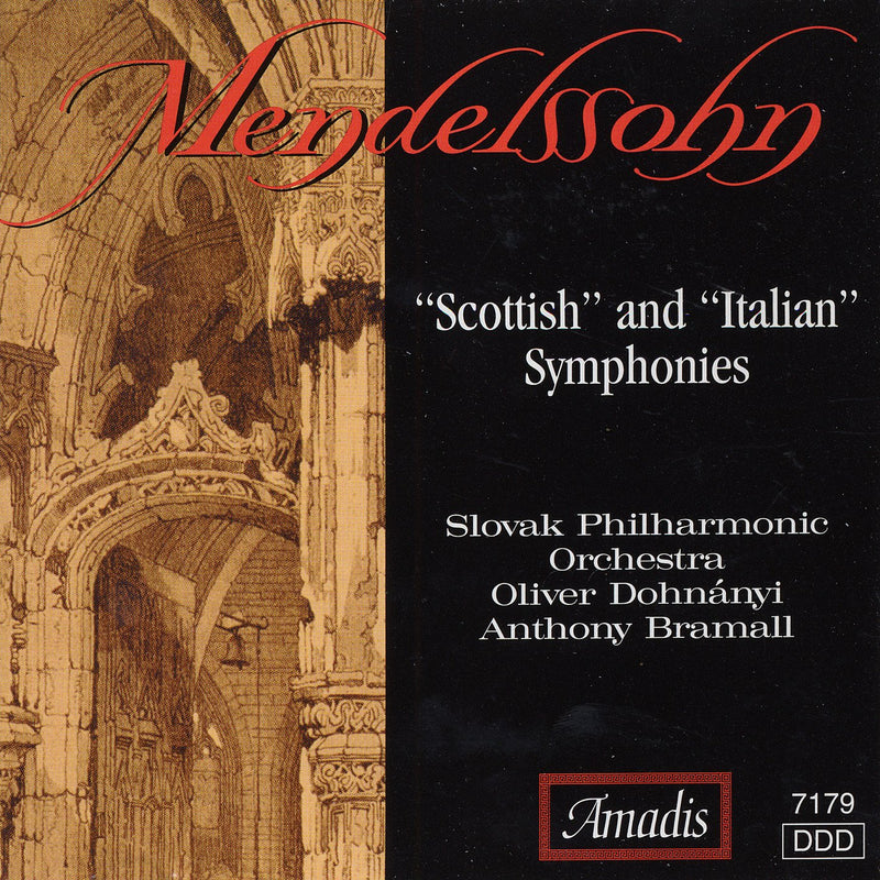 Sinfonien 3 (Scottish) & 4(Ita