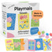 Playmais Mosaic Affirmation Cards 2300 delen, knutselset, natuurlijk speelgoed, inclusief sponsjes, 6 motiefsjablonen, veganistisch, verantwoordelijk en veilig voor kinderen en milieu, vanaf 3 jaar