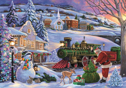 Clementoni - Clementoni Legpuzzel Kersttrein - 500st.