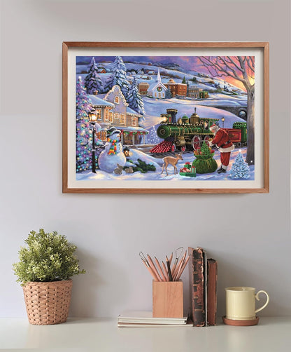 Clementoni - Clementoni Legpuzzel Kersttrein - 500st.