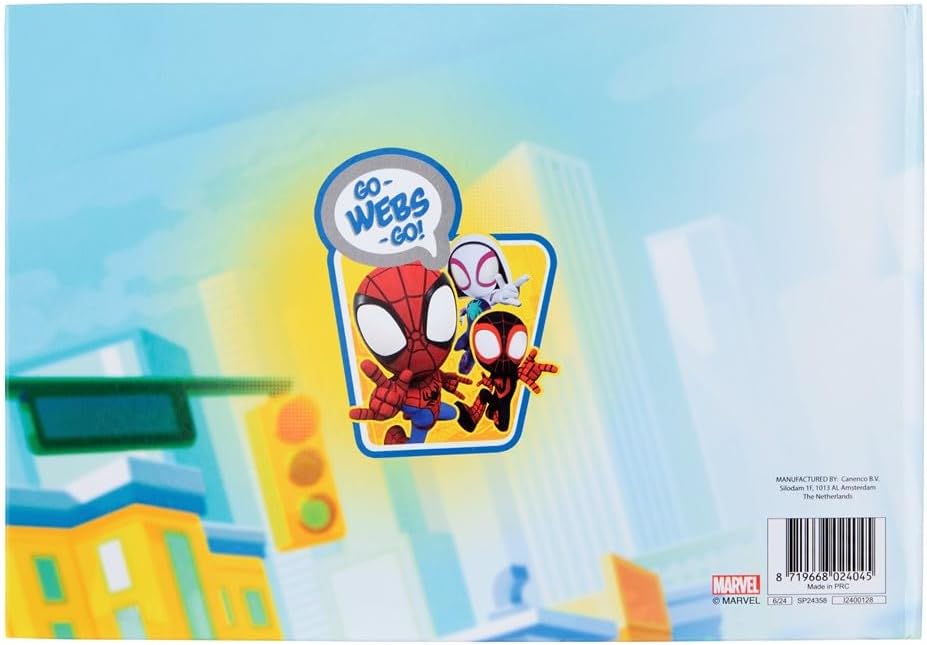 Disney Junior Spidey and His Amazing Friends Magnetic Activity Book, 29 Magnets, Interactive Play, Creative Fun, Great for Travel