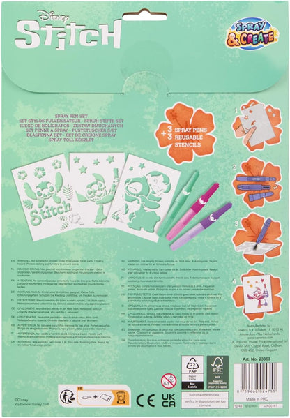 Canenco - Stitch Blaaspennen met 3 Sjablonen Set