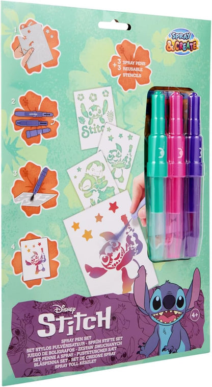 Canenco - Stitch Blaaspennen met 3 Sjablonen Set