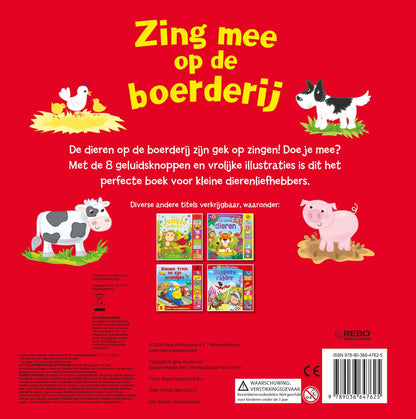 Rebo Publishers - Geluidboek Zing Mee op de Boerderij