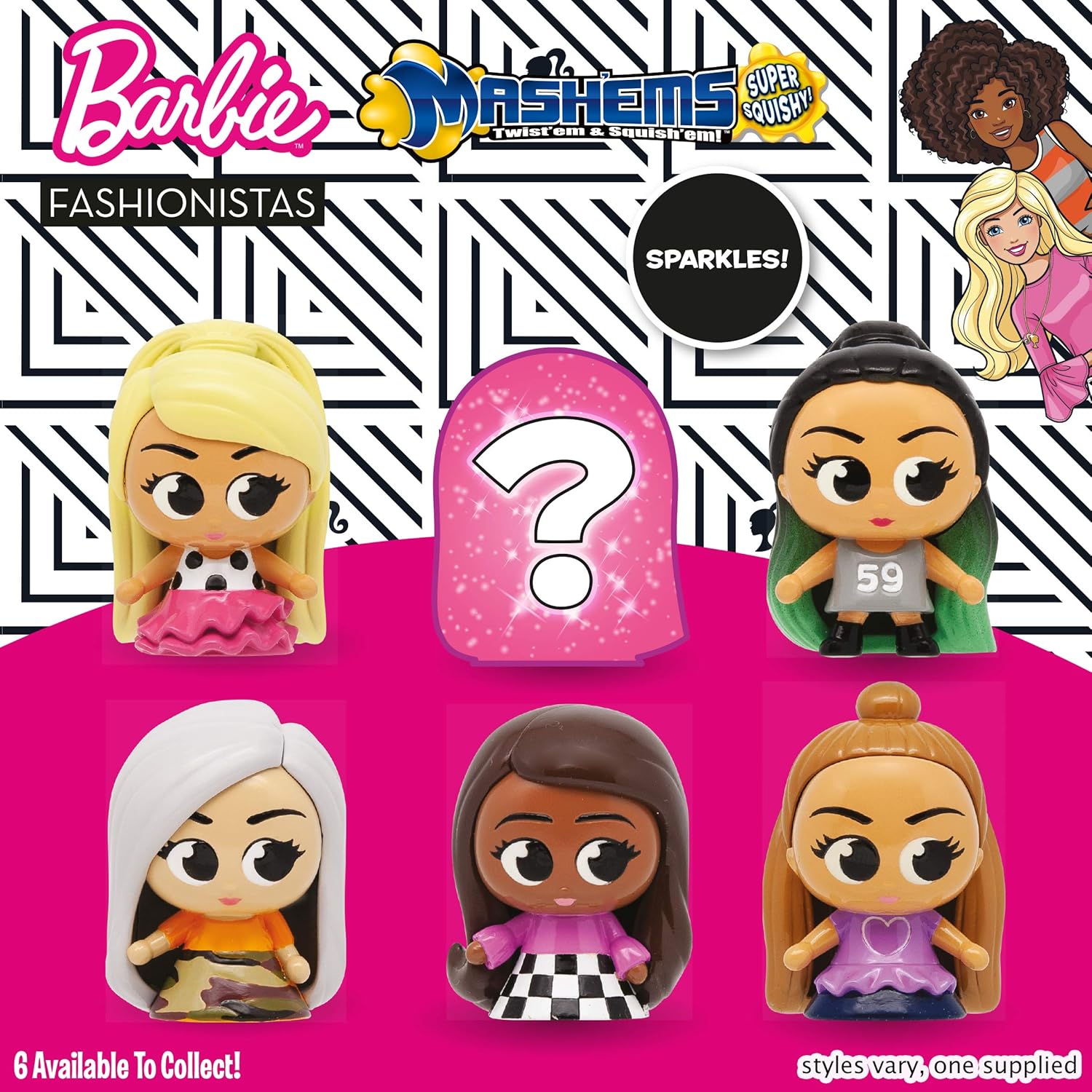 Mashems - Barbie Fashionistas Assorted (50853M)