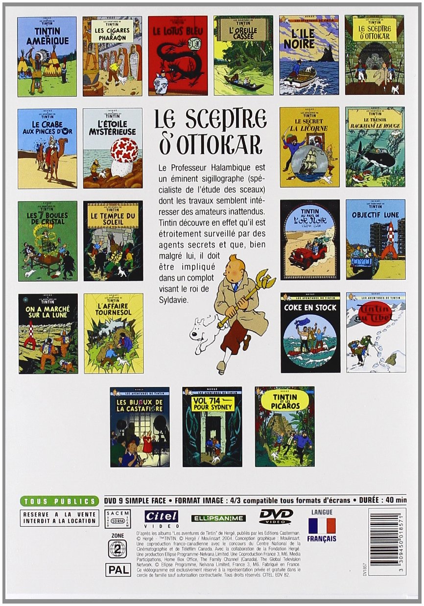 Les Aventures de Tintin - Le sceptre d'Ottokar
