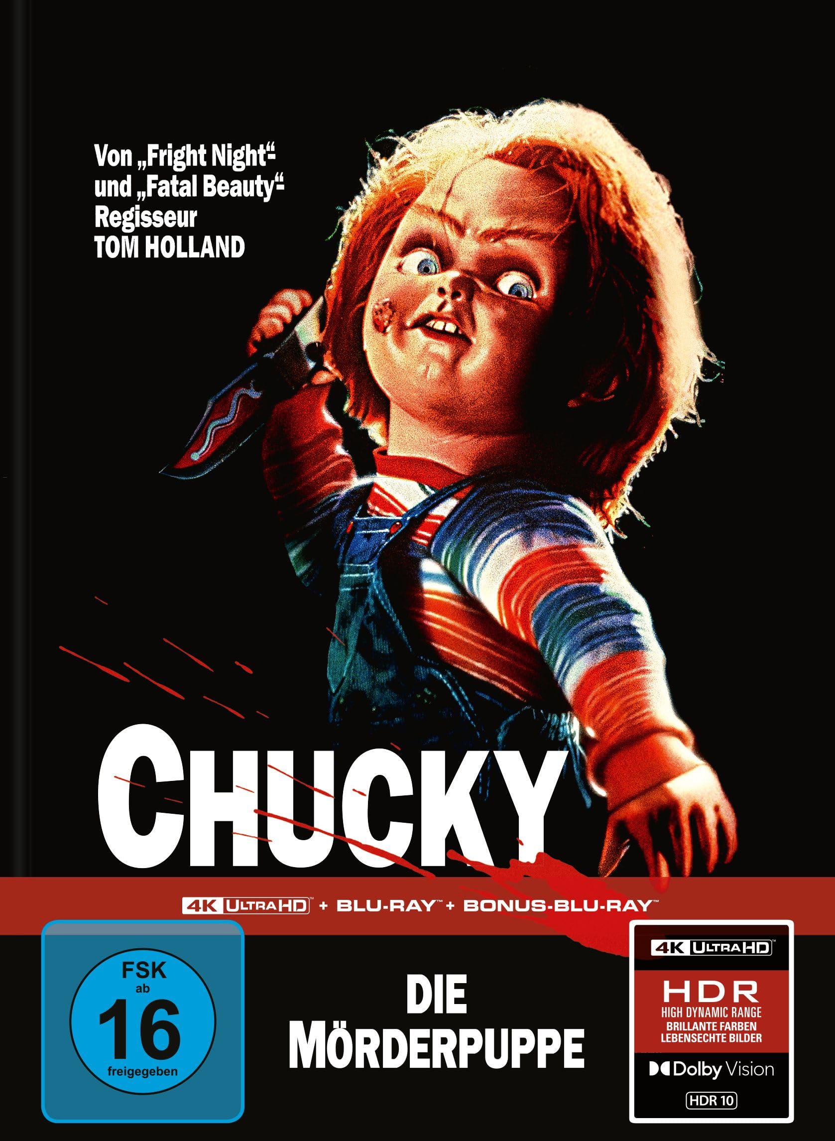 Chucky – Die Mörderpuppe - Limitiertes Mediabook - Cover A (4K Ultra HD+Blu-ray+Bonus-Blu-ray