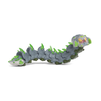 SCHLEICH Eldrador Creatures - 11" Stone Worm Toy - Movable Bug Beast Figure for Boys and Girls - Imaginative Play Fantasy Snake Figurine - Durable Monster Toys for Kids Ages 7+ | 70853
