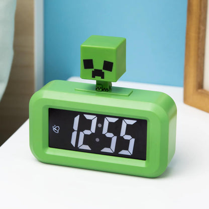 Paladone Y Buro Creeper Minecraft tafelwekker, groen, origineel