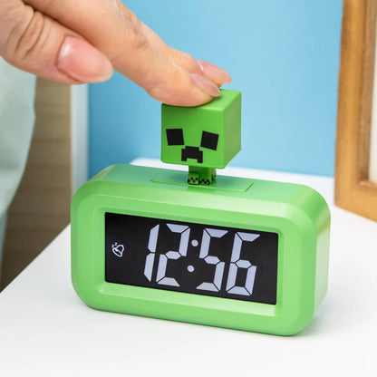 Paladone Y Buro Creeper Minecraft tafelwekker, groen, origineel