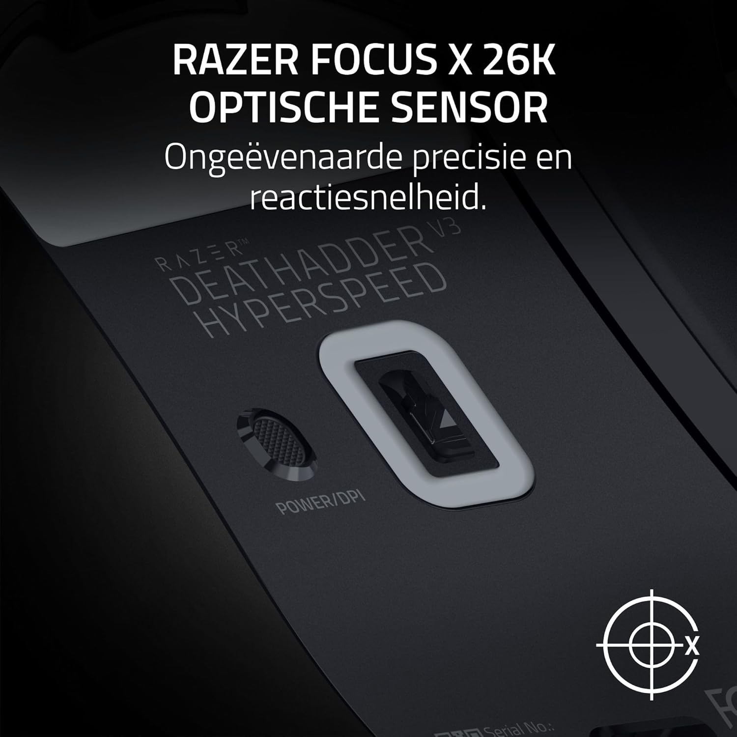 Razer - Deathadder V3 Hyperspeed Gaming Mouse - Black