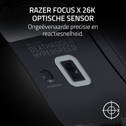 Razer - Deathadder V3 Hyperspeed Gaming Mouse - Black