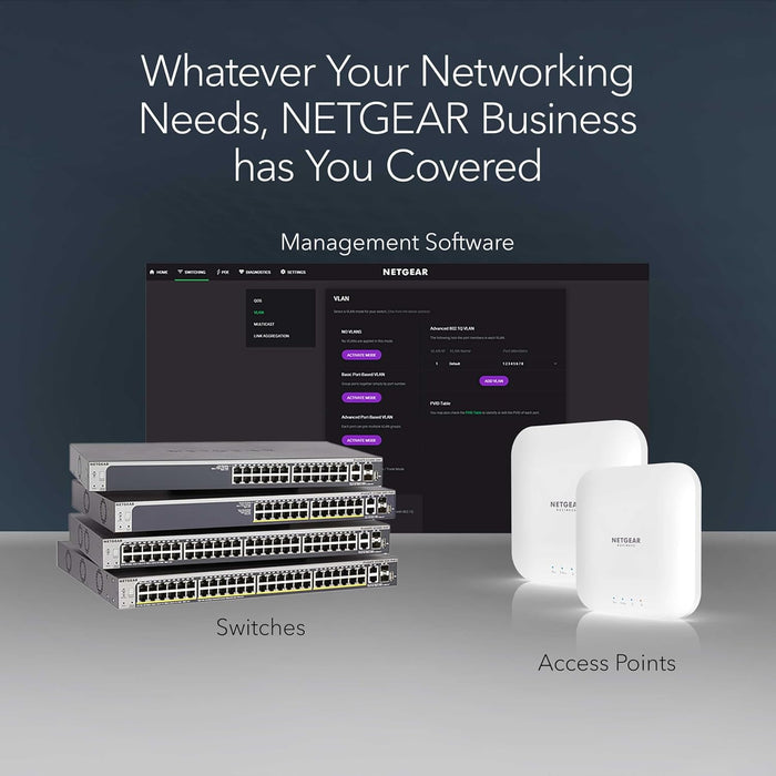 NETGEAR 16-Port Gigabit Ethernet Unmanaged Switch (GS116) - Desktop or Wall Mount, and Limited Lifetime Protection