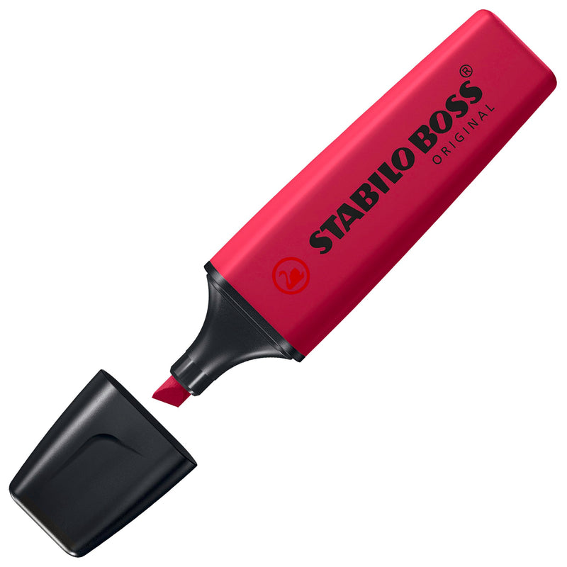 STABILO BOSS Highlighter Pen | 1 Piece | Naturecolors | Wild Flower | Burgundy