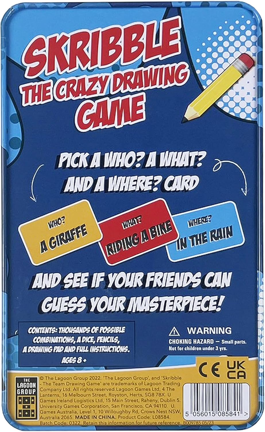Skribble - The Crazy Drawing Game Tin