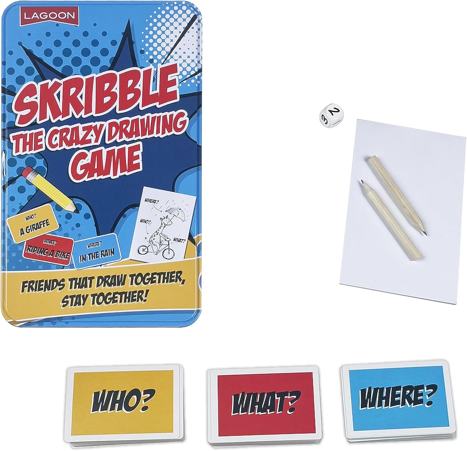 Skribble - The Crazy Drawing Game Tin