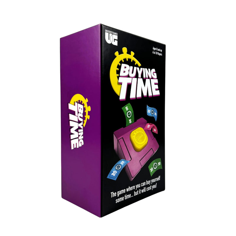 Buying Time Board Game, Ages 8+, 4-10 Players, Team Strategy Game