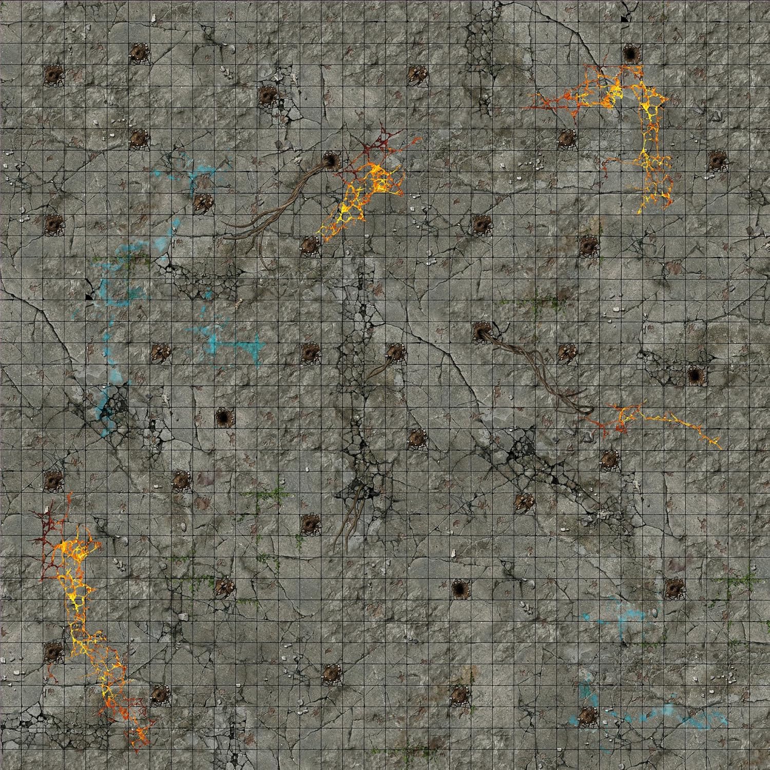 Battle Systems: Dungeon Gaming Mat 3X3