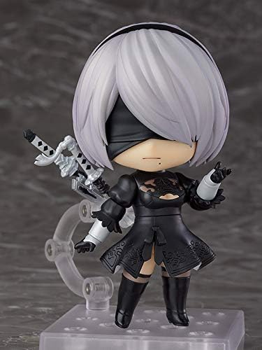 Square Enix Nendoroid NieR Automata 2B  Non-Scale, Plastic, Pre-Painted Action Figure, Secondary Resale