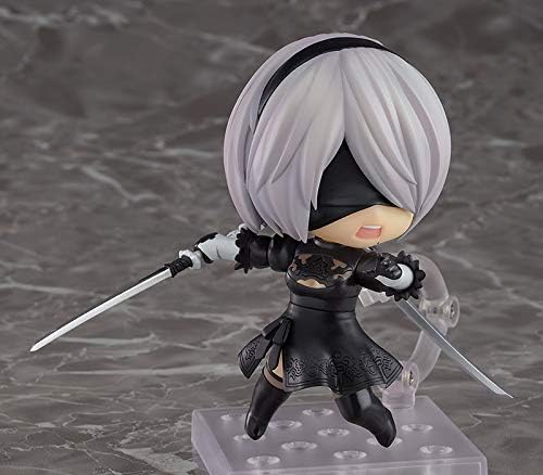 Square Enix Nendoroid NieR Automata 2B  Non-Scale, Plastic, Pre-Painted Action Figure, Secondary Resale
