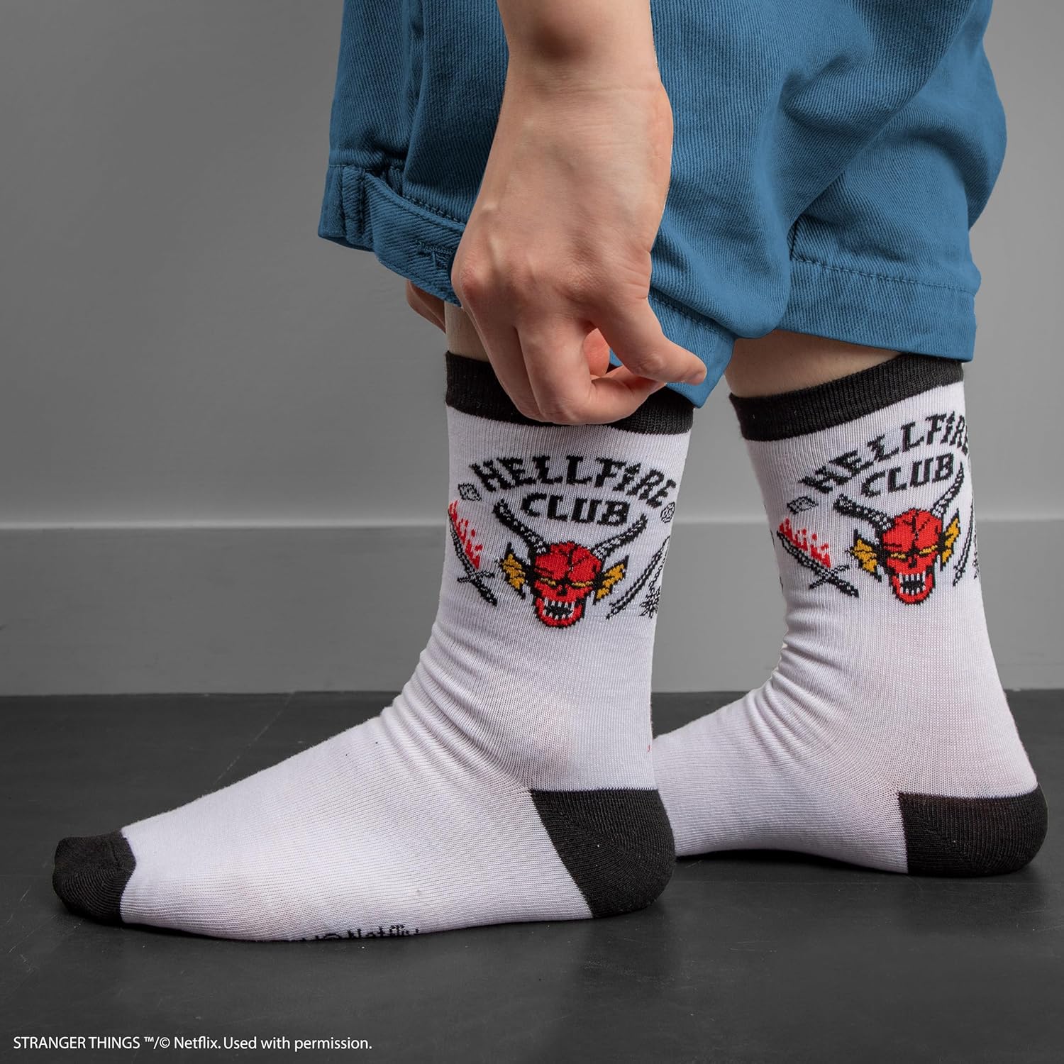 Stranger Things: Hellfire Club Set Of 3 Socks
