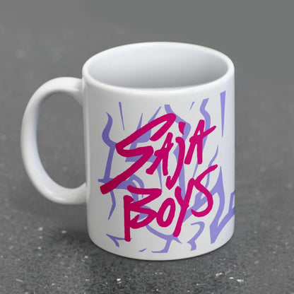 Pyramid International K-POP Demon Hunters (SAJA Boys Logo) White POD Mug 11oz / 315ml White Pod Mug – Premium Ceramic Coffee Cup for Home or Office