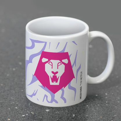 Pyramid International K-POP Demon Hunters (SAJA Boys Logo) White POD Mug 11oz / 315ml White Pod Mug – Premium Ceramic Coffee Cup for Home or Office