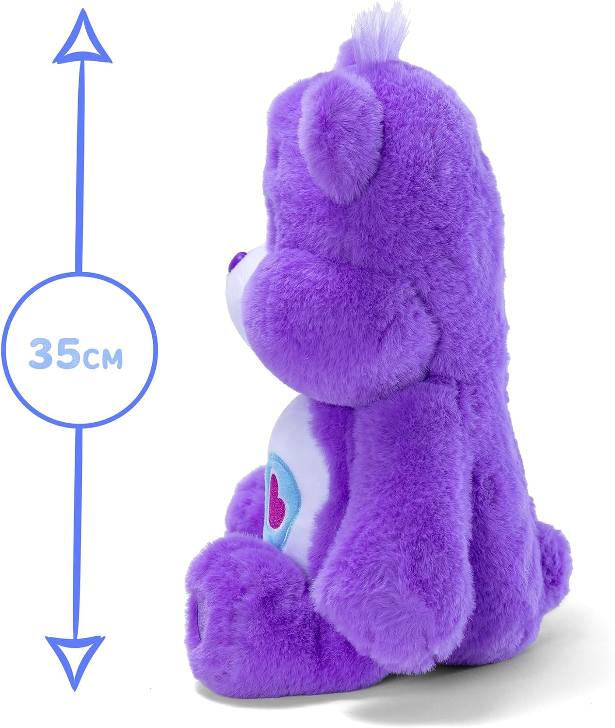Simba Care Bears 6305878005 Plush Toy Bear 35 cm Purple