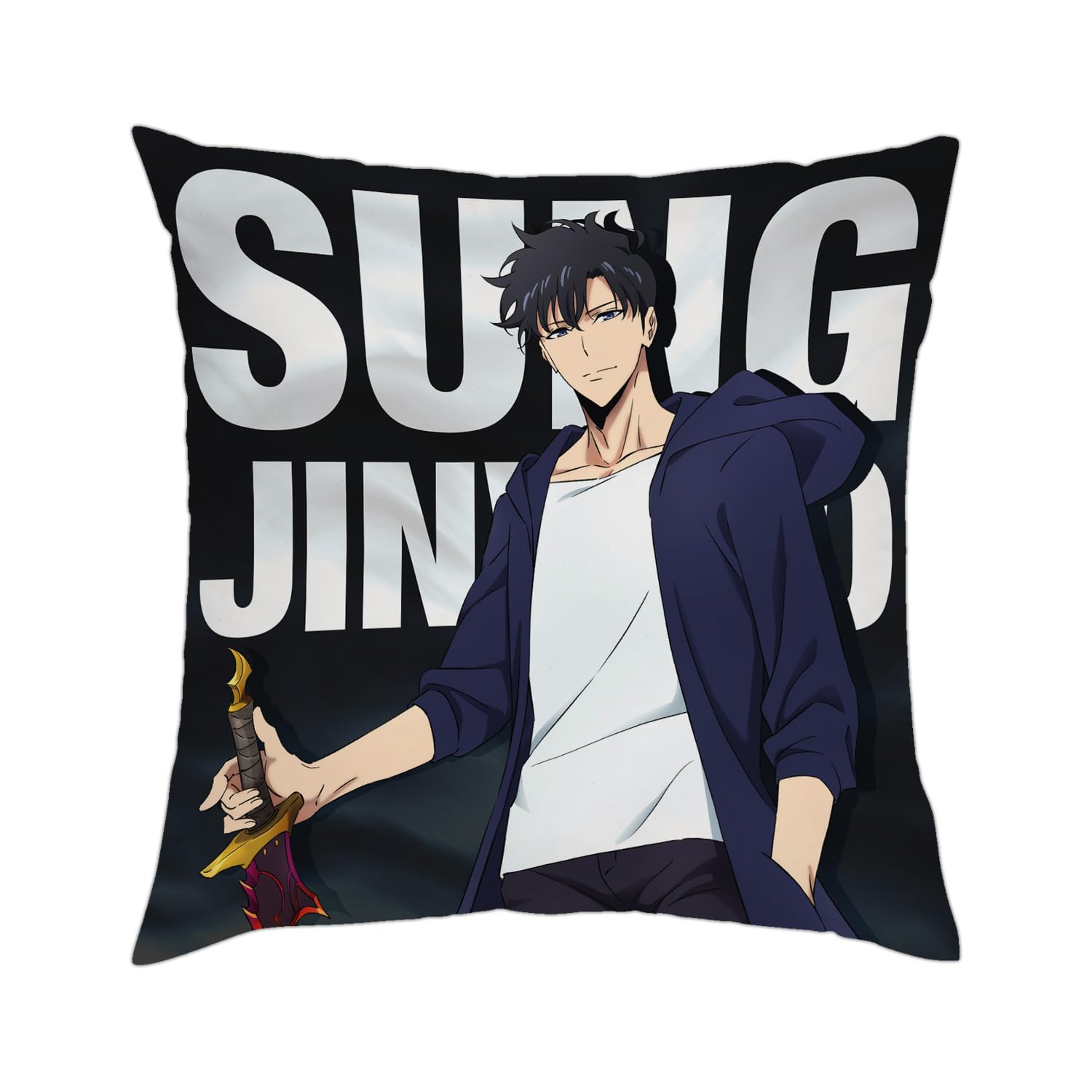 Solo Leveling Pillow Sung Jin-Woo 40 X 40 Cm