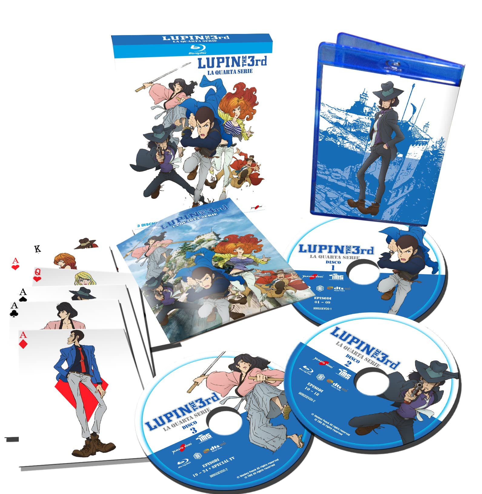 Lupin Iii - La Quarta Serie (3 Blu-Ray+2 Figures) - (Italian Import)