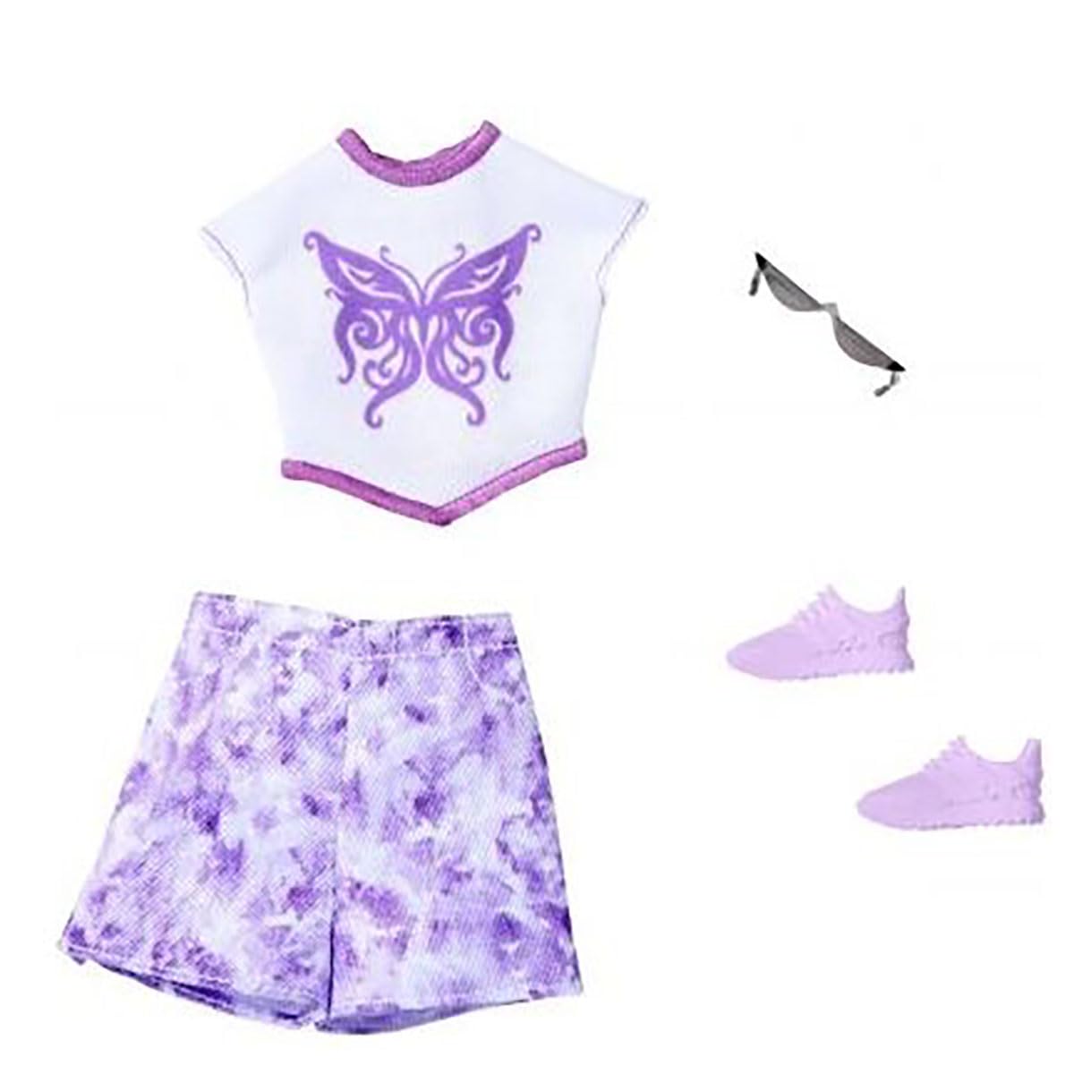 Barbie - Complete Look Fashion Pack (butterfly Print Top) /Toys