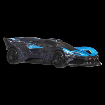 Hot Wheels Premium Car Culture Collectible Toy Car, 1:64 Scale Die-Cast Bugatti Bolide, Eurospeed Vehicle with Real Riders Tires, JBK79