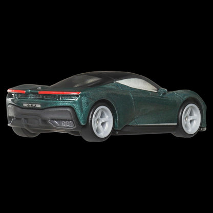 Hot Wheels Premium Car Culture verzamelbare speelgoedauto, schaal 1:64 gegoten Pininfarina Battista, Eurospeed voertuig met Real Riders banden