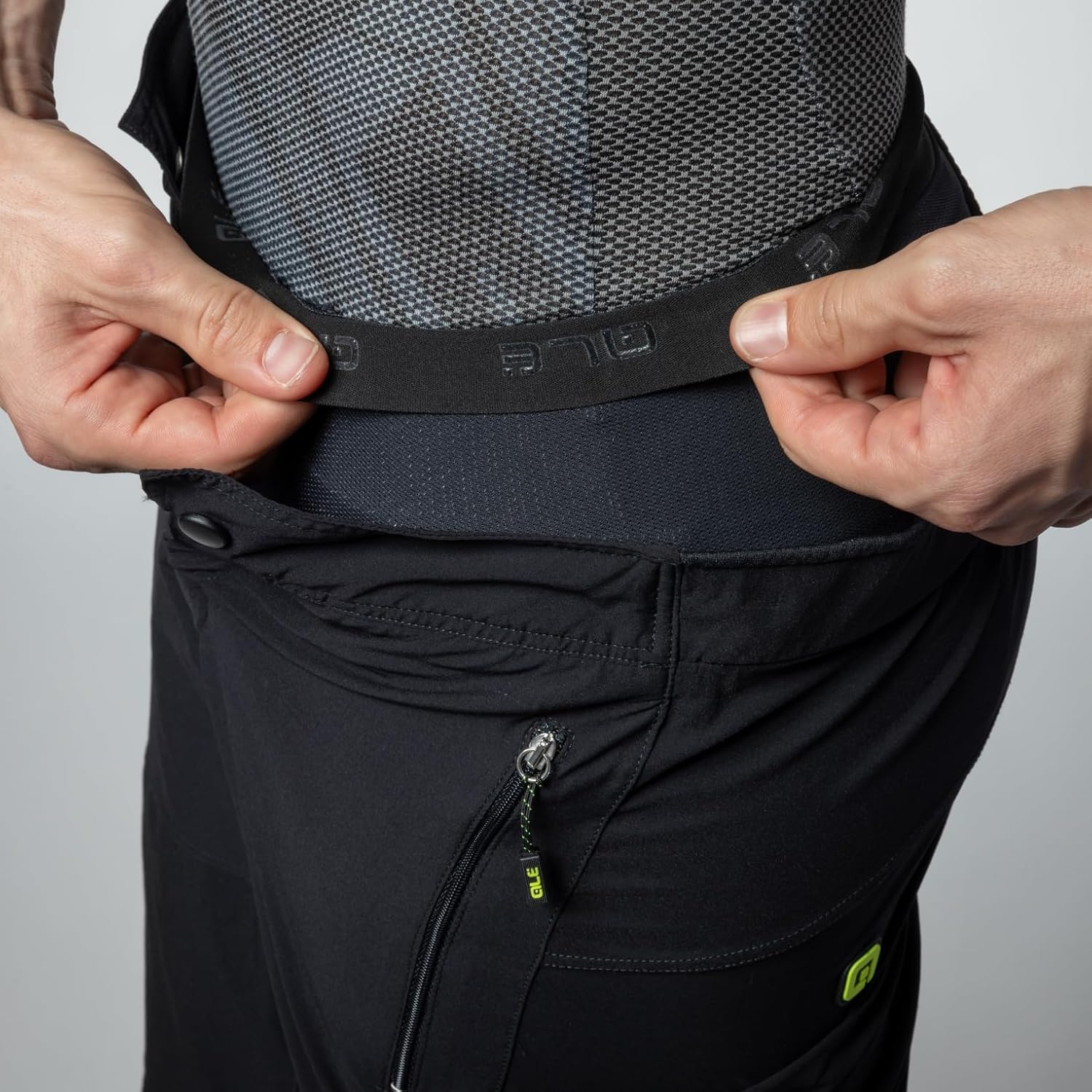 ALE' Men's Off Road MTB Enduro Padded Liner Cycling Shorts