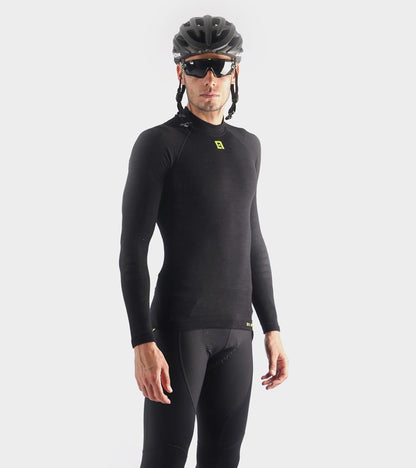 ALE' Men's Intimo Seamless Wool Long Sleeve Base Layer (Pack of 1)