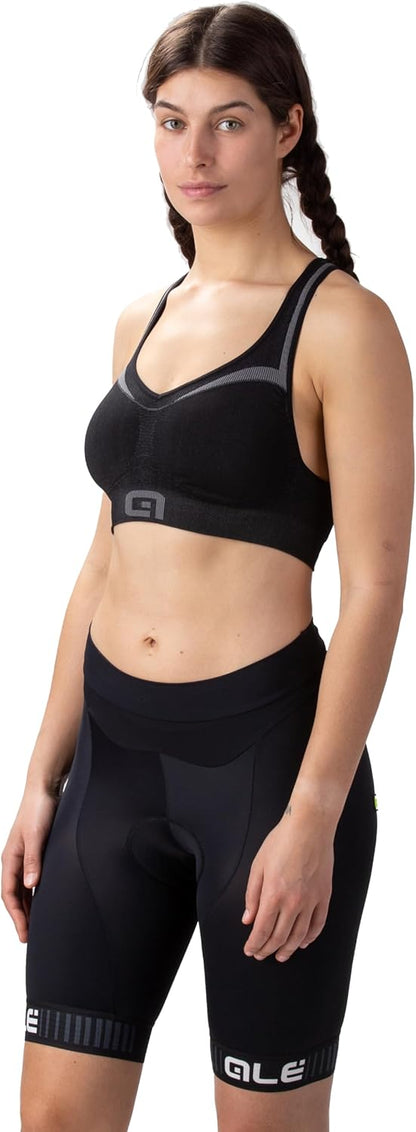 ALE' Women's Solid Traguardo Cycling Shorts