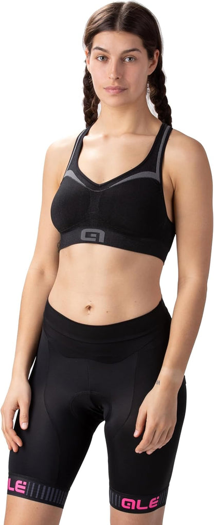 ALE' Women's Solid Traguardo Cycling Shorts