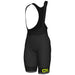 ALE' Men's Solid Corsa Bib Shorts