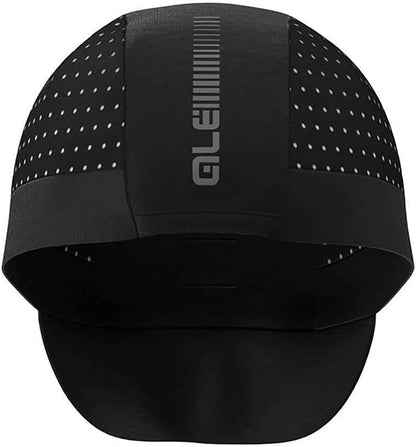Alé Cycling Unisex Sunny Cycling Cap, Black, One Size