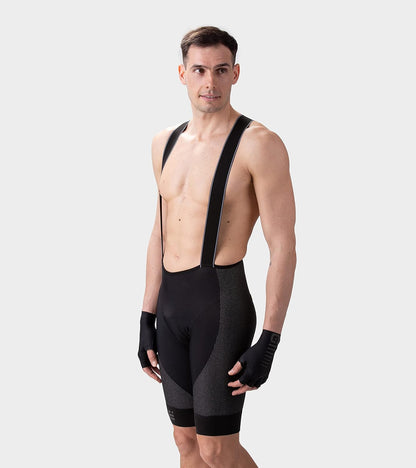 Alé Cycling Men's R-EV1 Pro Race Strong Bib Shorts, Black, XS