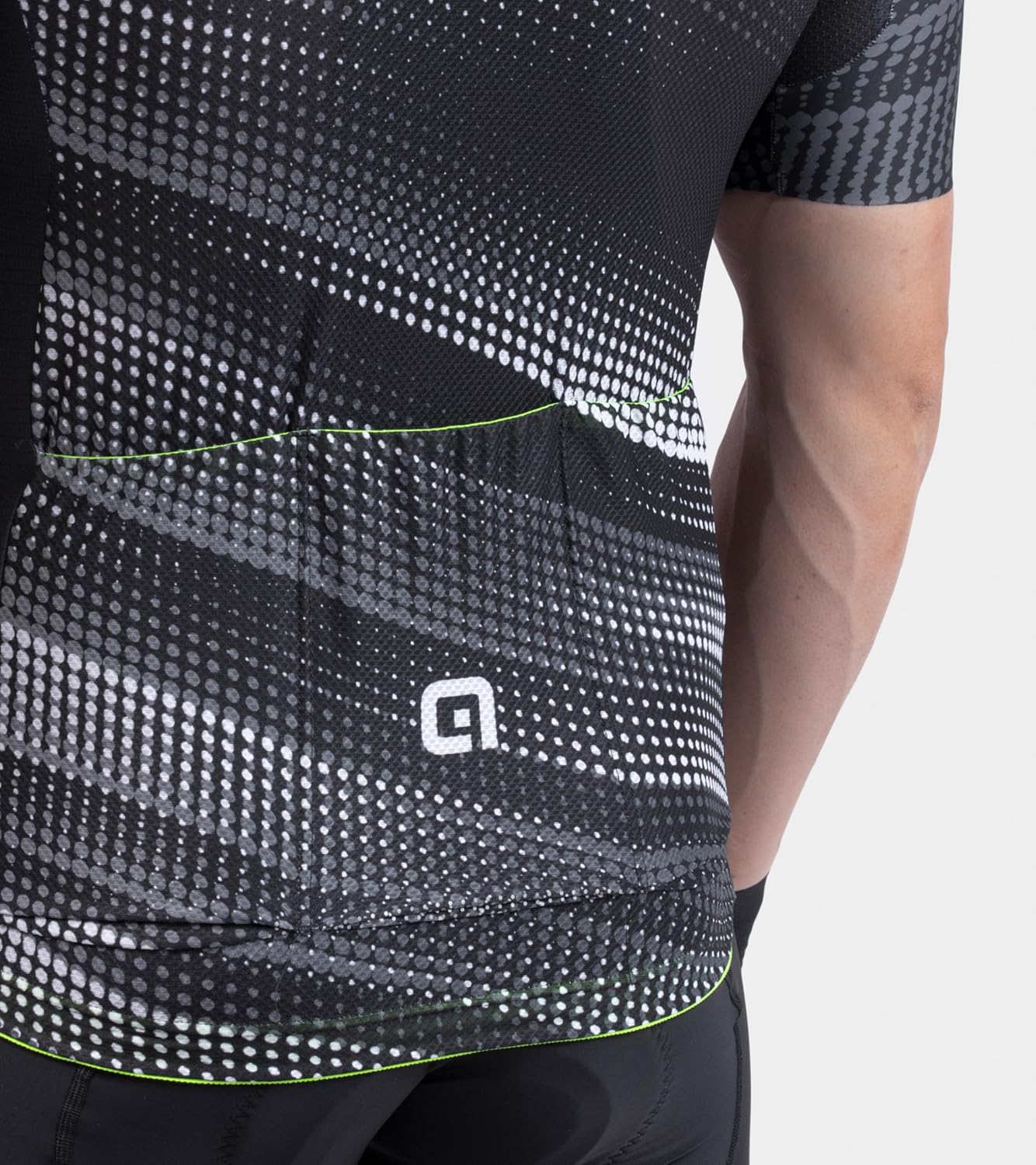ALE' Men's Pr.r Green Speed Short Sleeve Jersey (Pack of 1)