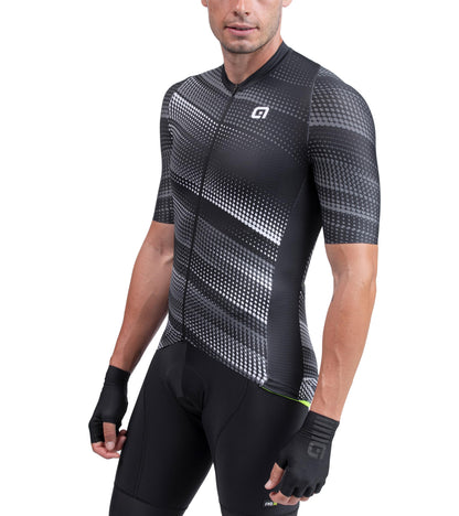 ALE' Men's Pr.r Green Speed Short Sleeve Jersey (Pack of 1)