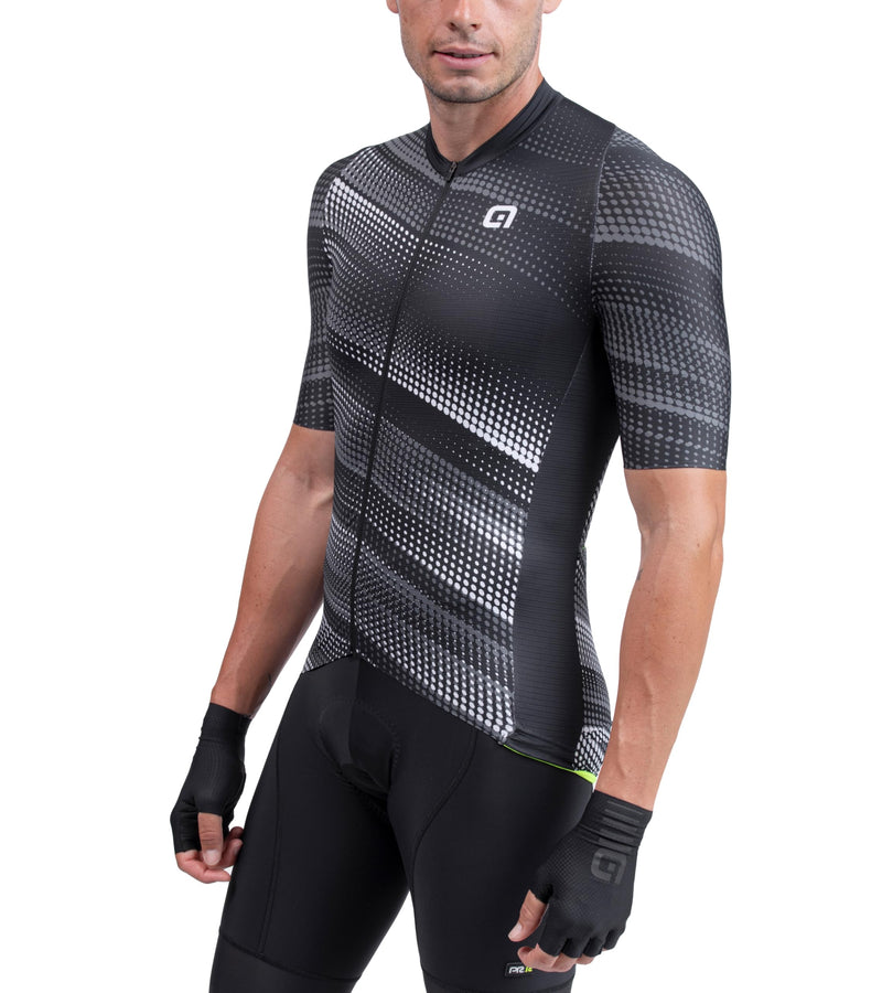 ALE' Men's Pr.r Green Speed Short Sleeve Jersey (Pack of 1)
